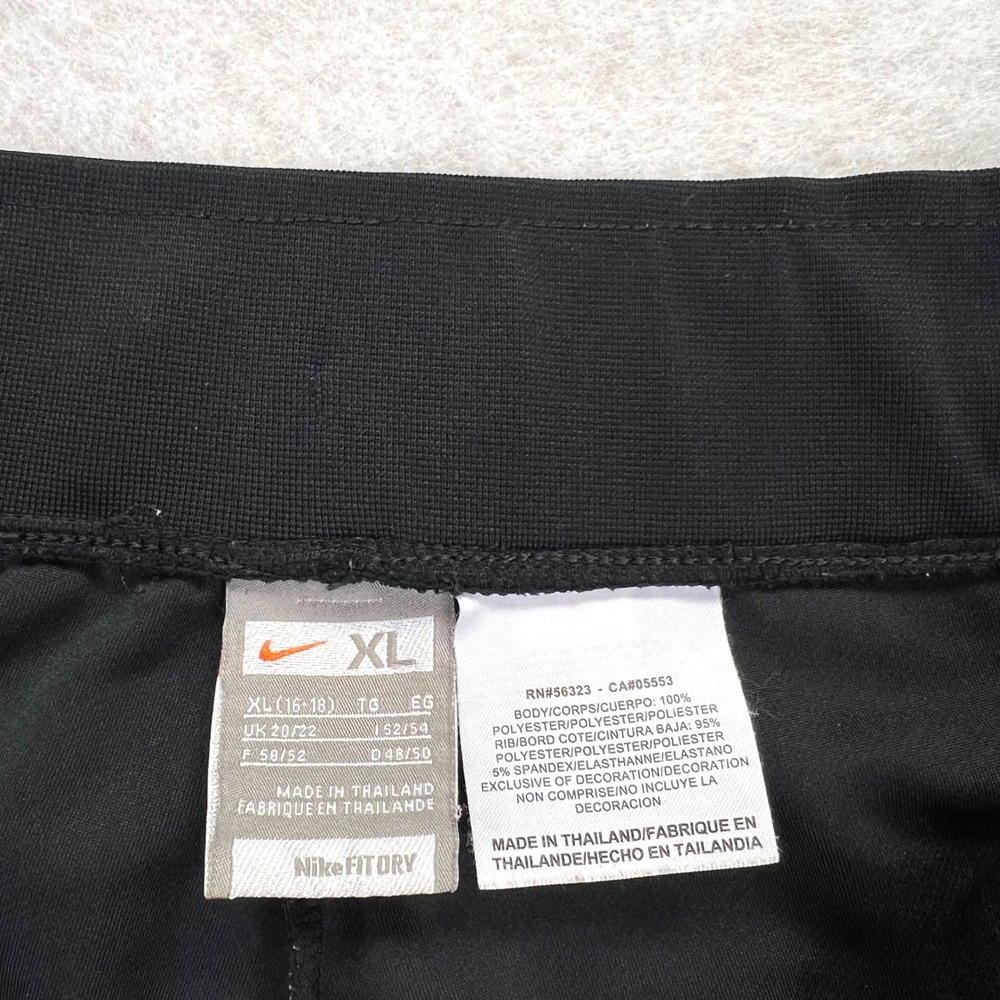 Nike Athletic‎ Wide Leg Sweatpants Womens XL Black Dry Fit Activewear Workout - Picture 5 of 8